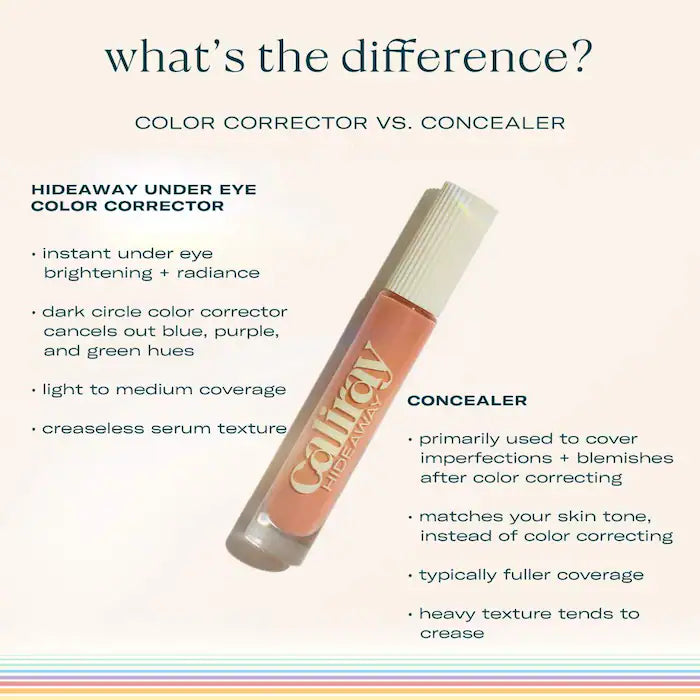 Caliray Hideaway Brightening Under Eye Color Corrector | Golden Hour