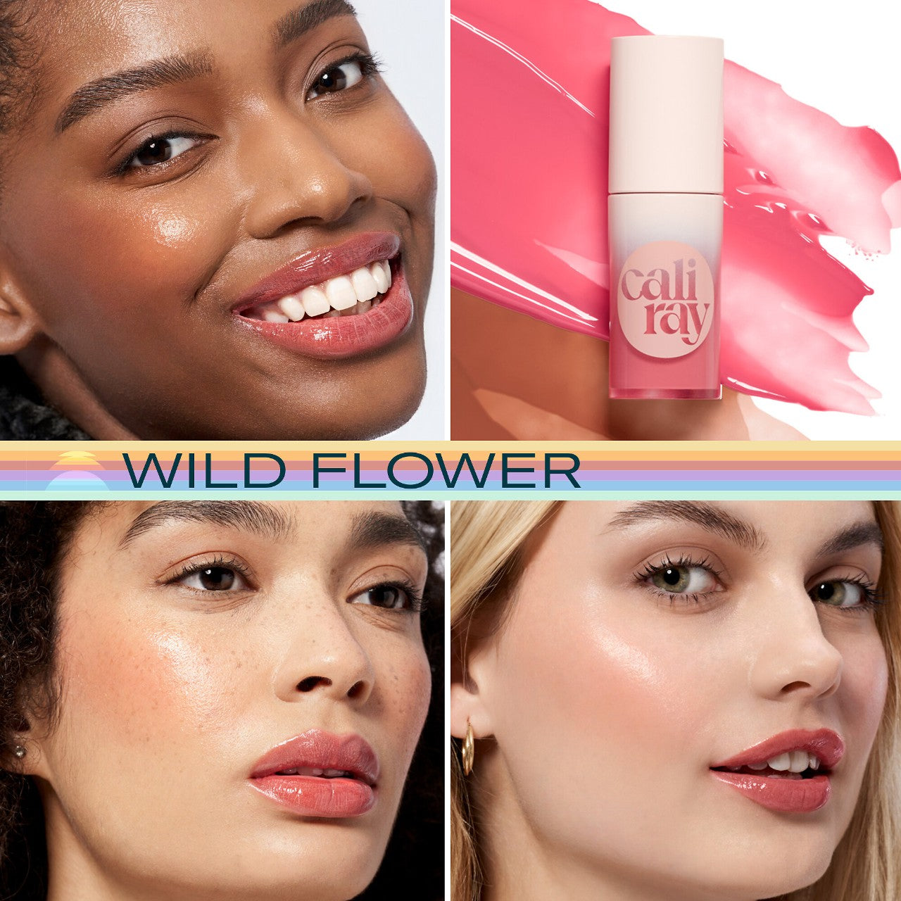 Caliray Socal Superbloom Lip + Cheek Tint Soft Stain Blush | Wild Flower