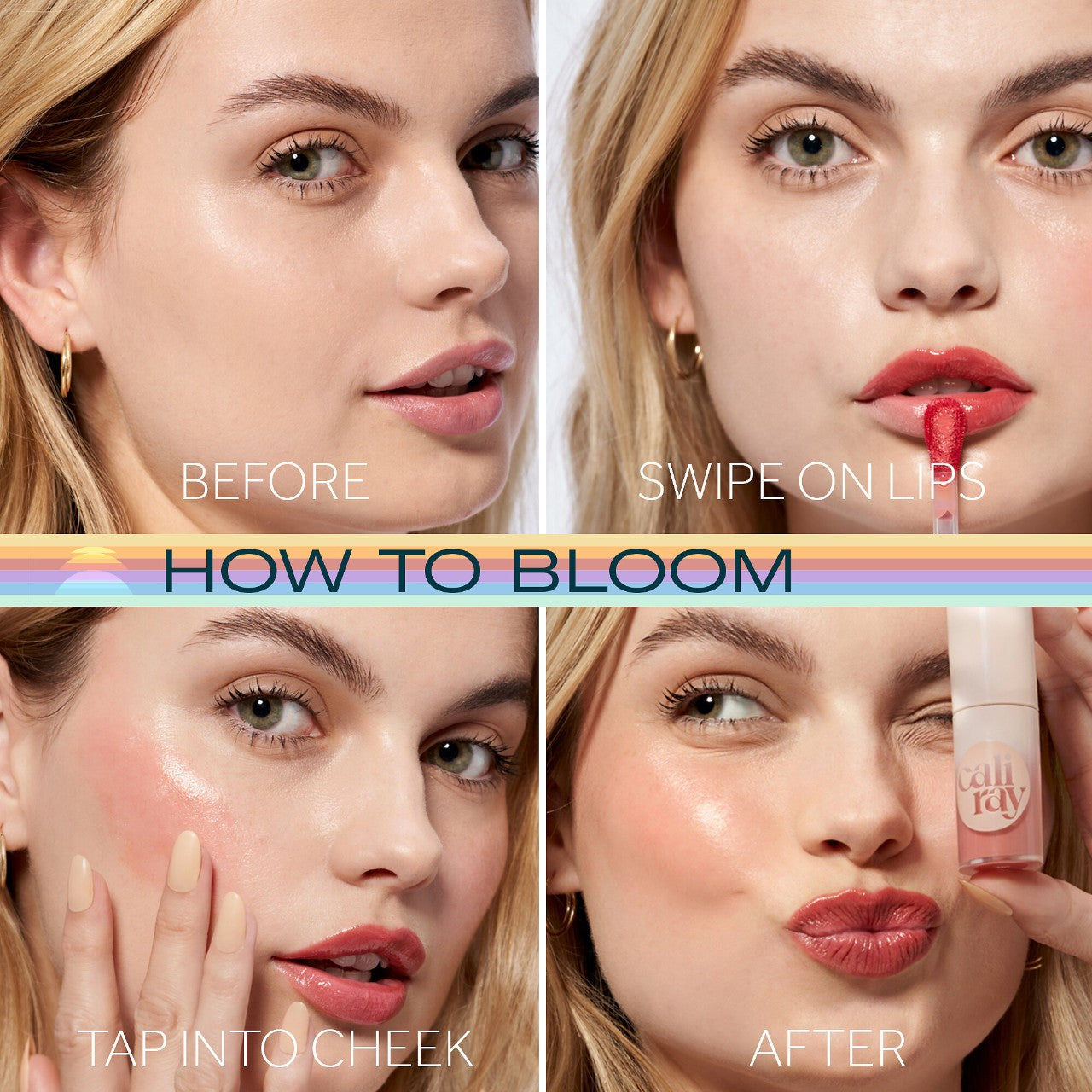 Caliray Socal Superbloom Lip + Cheek Tint Soft Stain Blush | Wild Flower