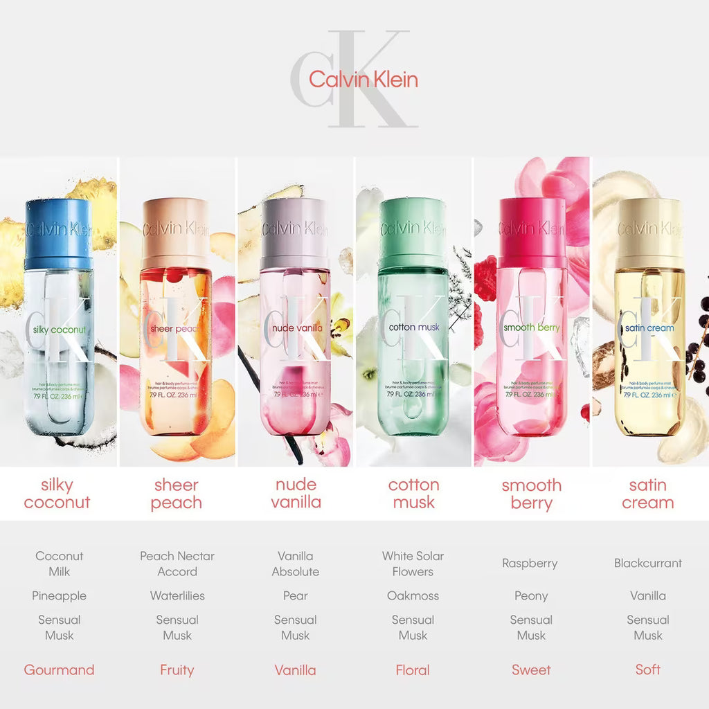 Calvin Klein Hair & Body Perfume Mist 236 ml / 7.9 oz | Silky Coconut