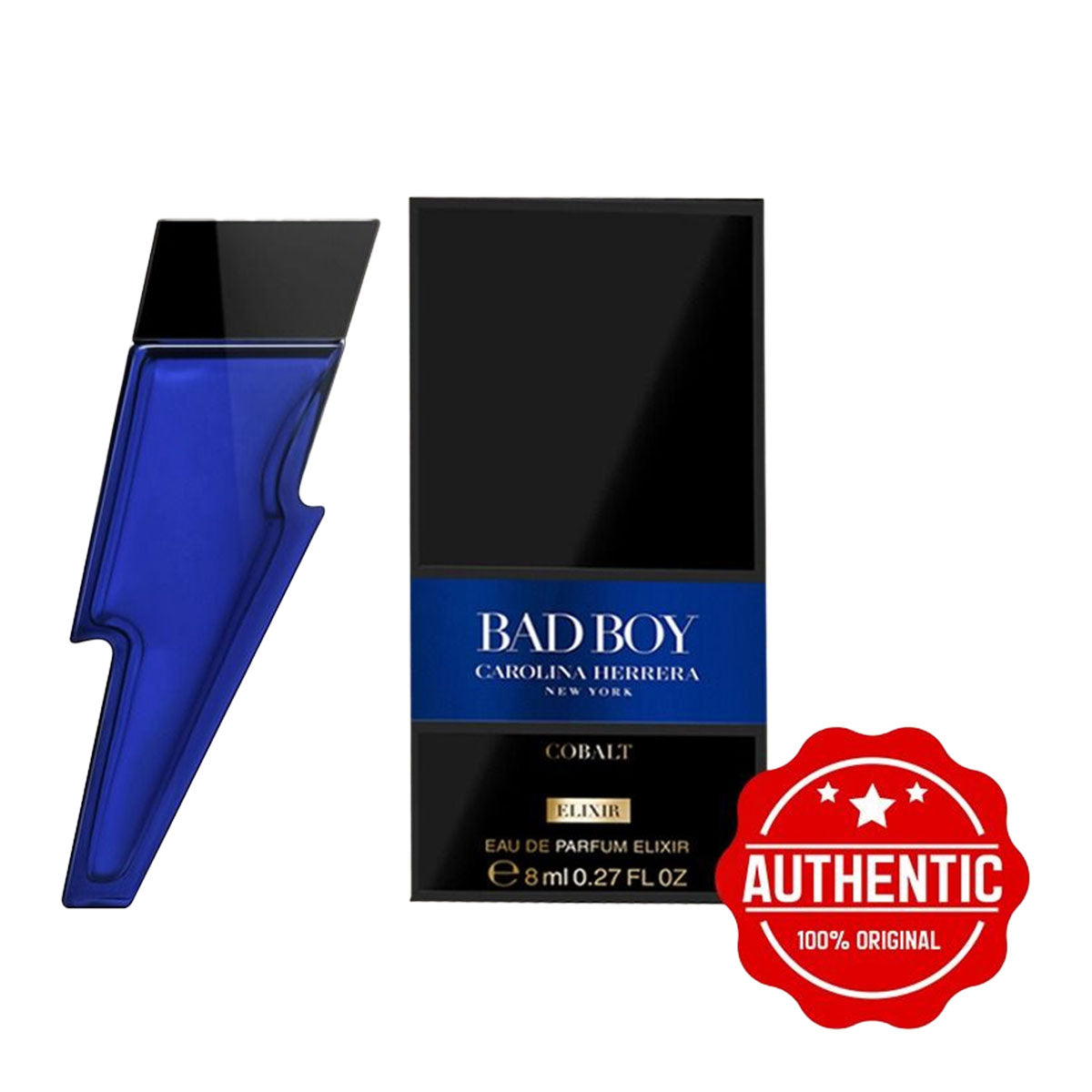 Carolina Herrera Bad Boy Cobalt Eau de Parfum Men Mini 8 ml / 0.27 oz