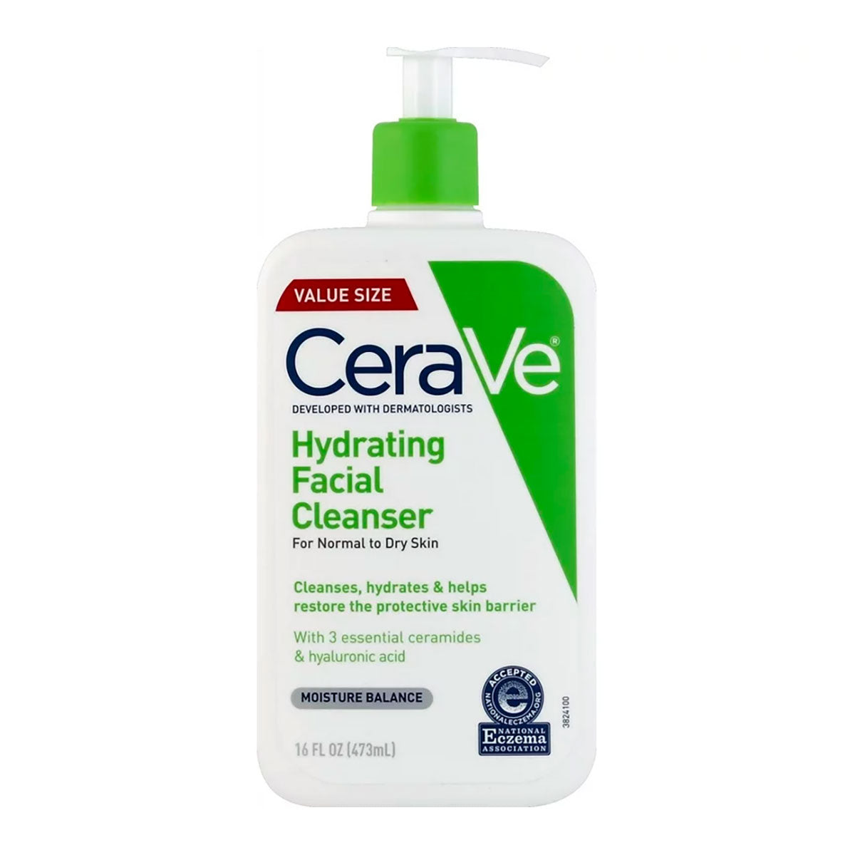 CeraVe Hydrating Facial Cleanser 16 oz / 473 ml