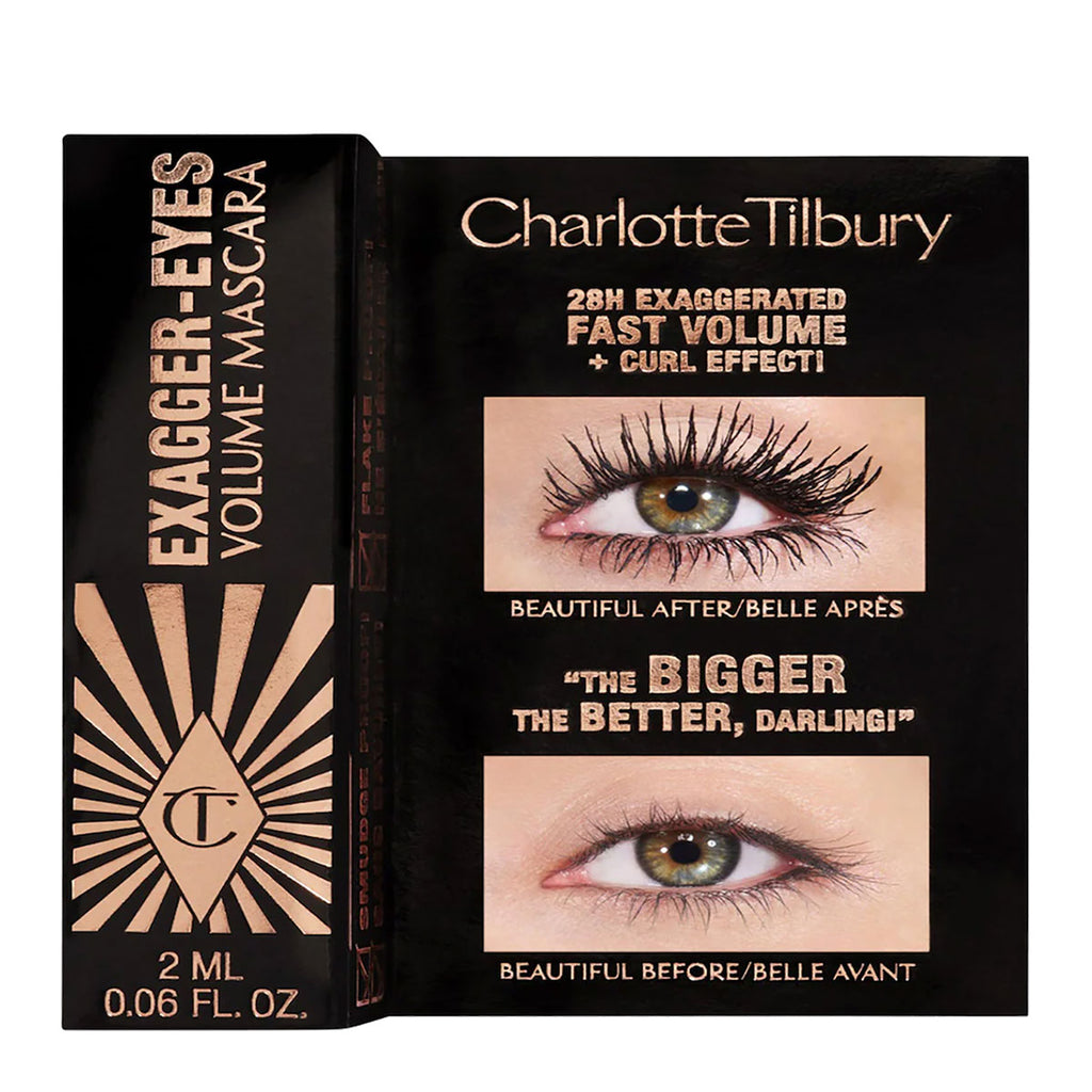 Charlotte Tilbury Exagger-eyes Volumizing and Curling Mascara Deluxe Mini 2 ml / 0.06 oz