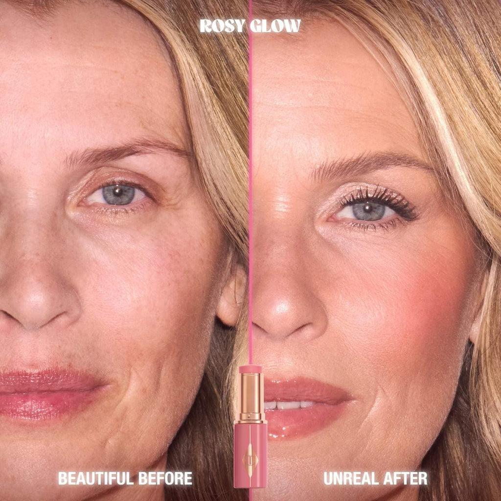 Charlotte Tilbury Unreal Lip + Cheek Glow Blush Stick | Rosy Glow