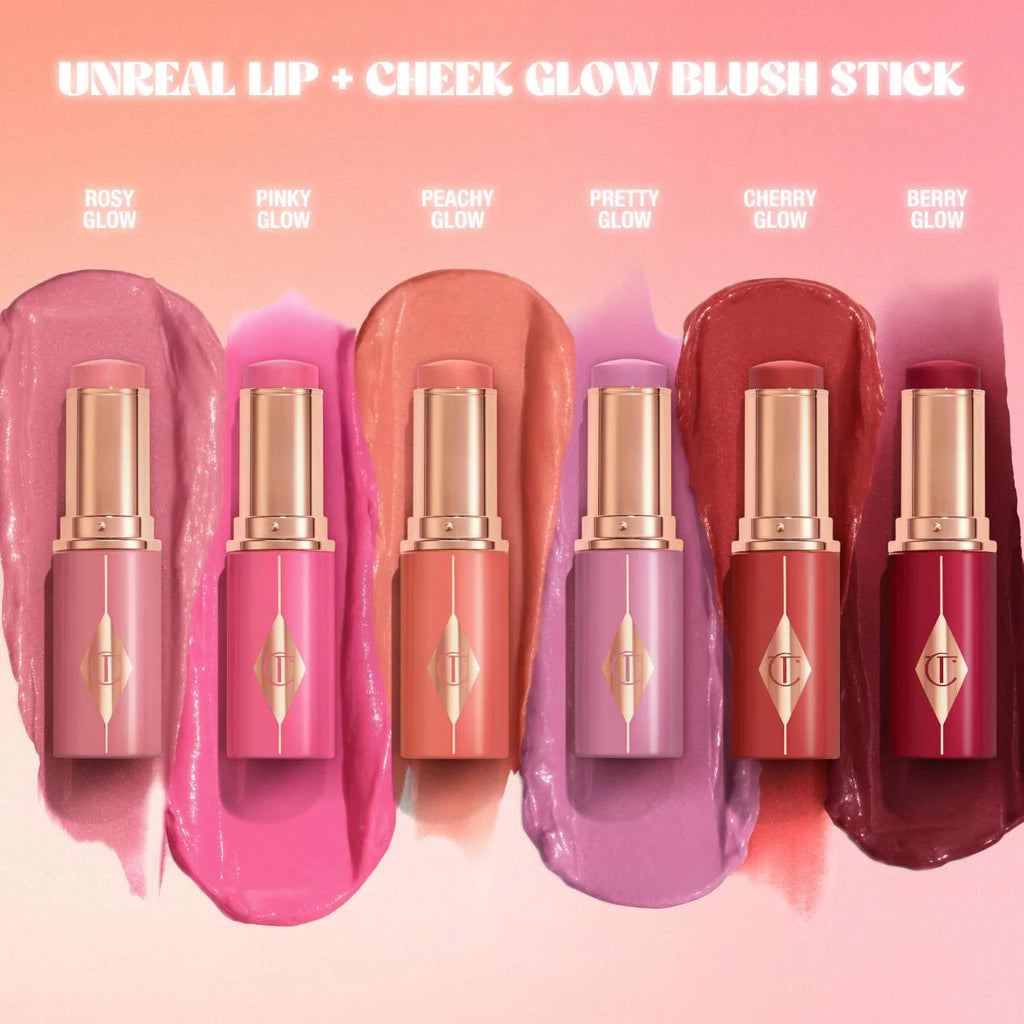 Charlotte Tilbury Unreal Lip + Cheek Glow Blush Stick | Berry Glow