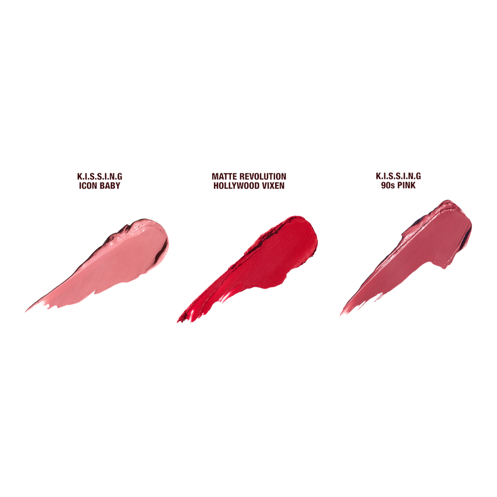 Charlotte Tilbury Iconic Hollywood Mini Lip Trio Kit