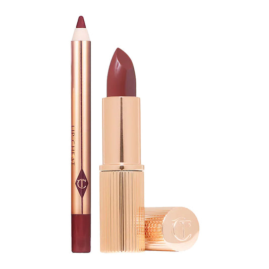 Charlotte Tilbury Mini Pillow Talk Lipstick & Liner Set | Pillow Talk Deep