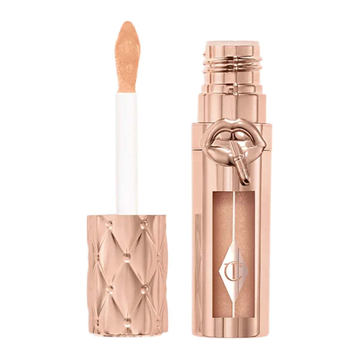 Charlotte Tilbury Pillow Talk Big Lip Plumpgasm Plumping Lip Gloss | Nudegasm Diamonds