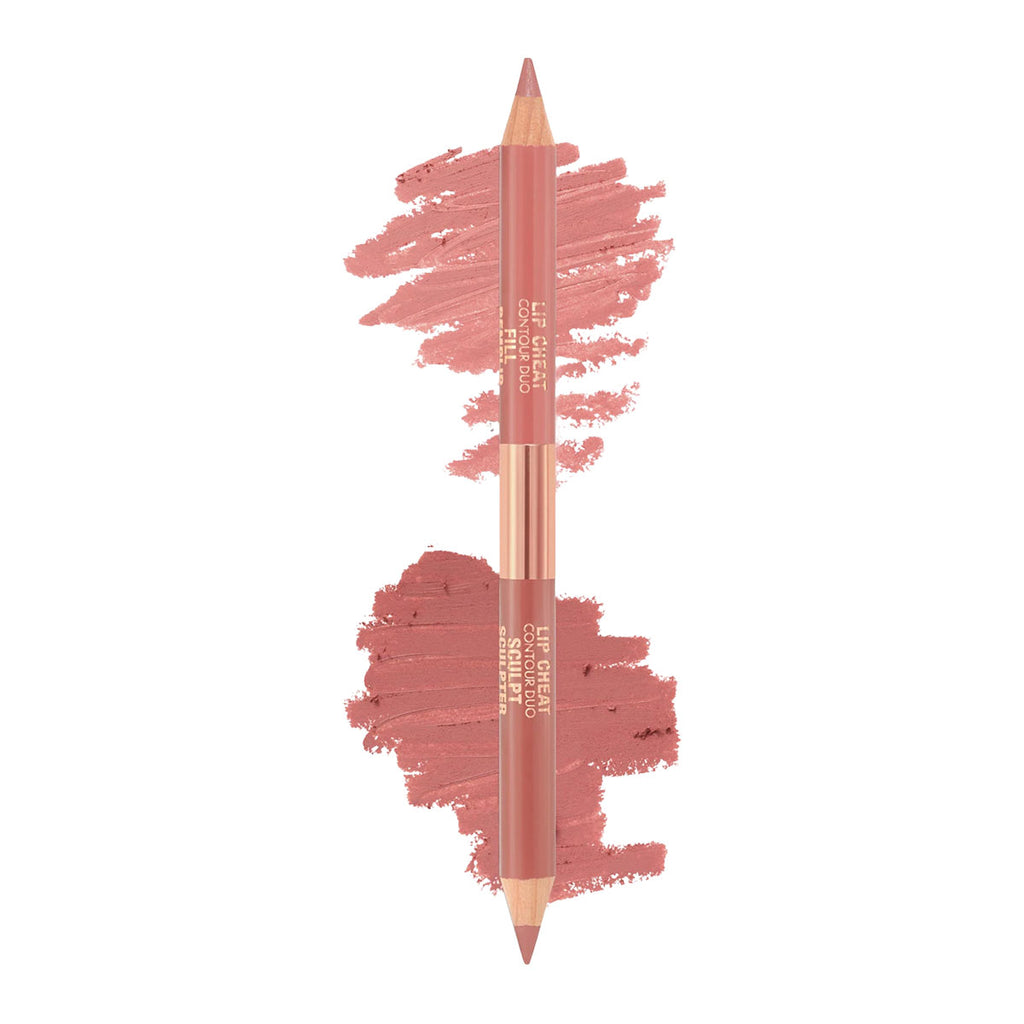 Charlotte Tilbury Super Nudes Lip Cheat Contour Duo Lip Liner | Fair - Sculpt