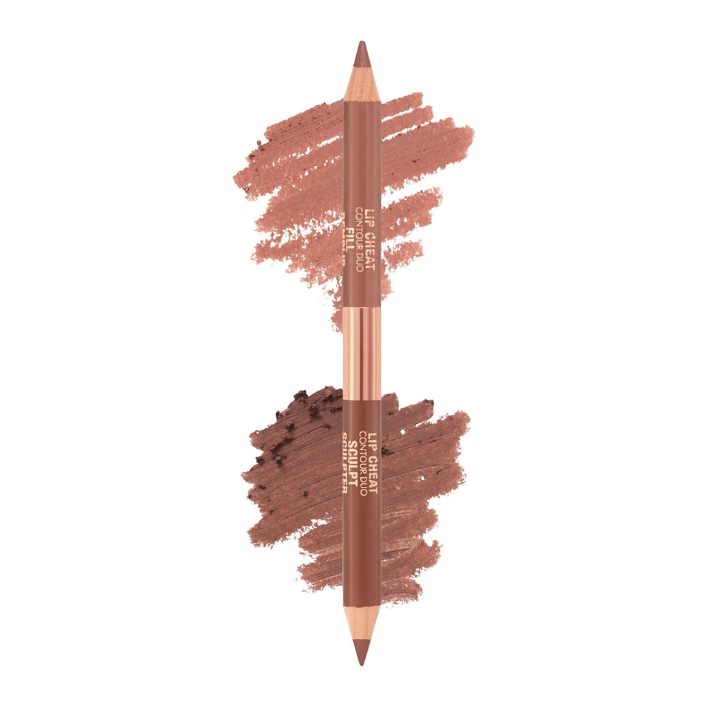 Charlotte Tilbury Super Nudes Lip Cheat Contour Duo Lip Liner | Medium - Sculpt