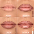 Charlotte Tilbury Super Nudes Lip Cheat Contour Duo Lip Liner | Medium - Sculpt