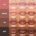 Charlotte Tilbury Super Nudes Lip Cheat Contour Duo Lip Liner | Deep - Sculpt