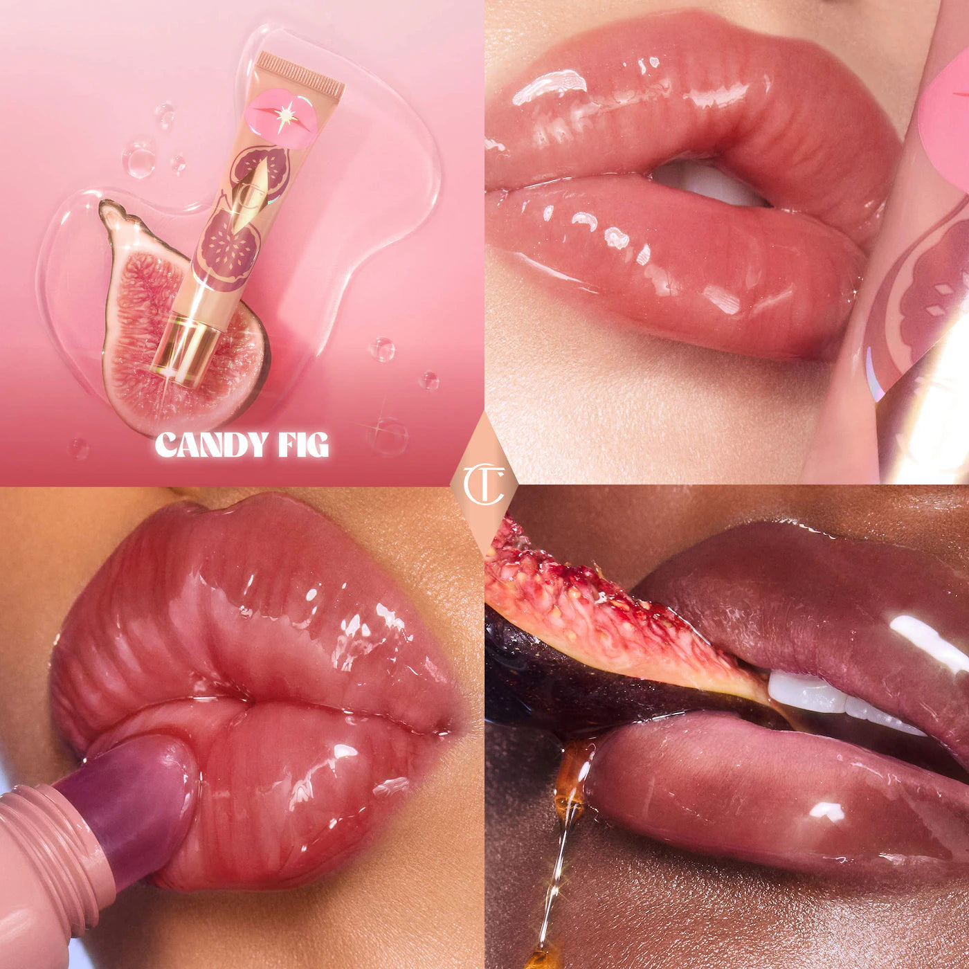 Charlotte Tilbury Unreal Lips Healthy Glow Nectar Lip Oil | Candy Fig