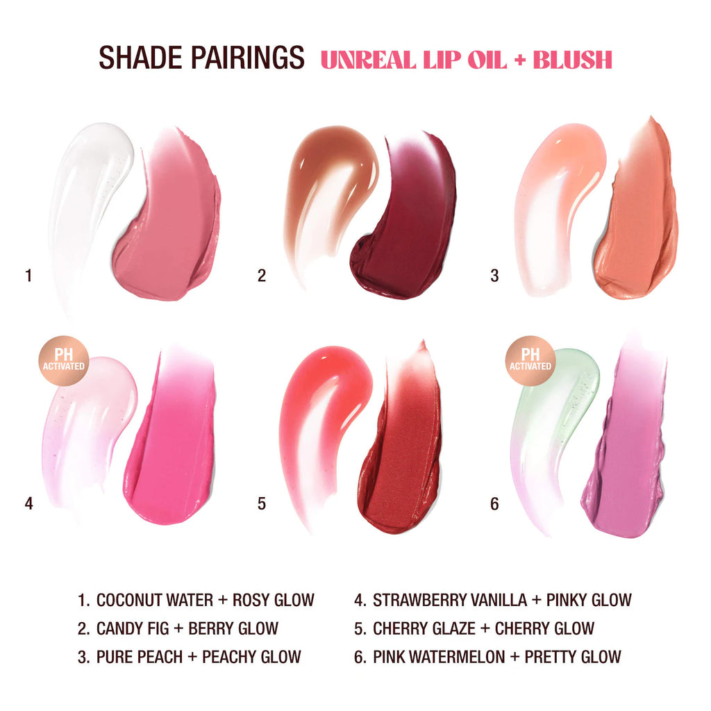 Charlotte Tilbury Unreal Lips Healthy Glow Nectar Lip Oil | Cherry Glaze