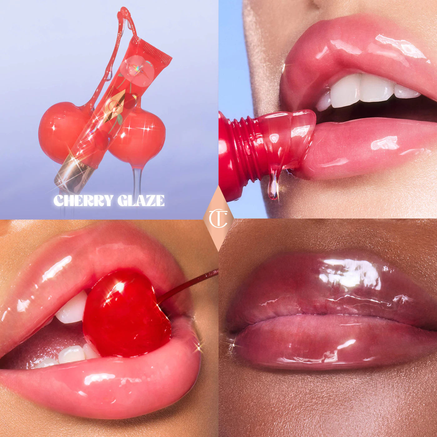 Charlotte Tilbury Unreal Lips Healthy Glow Nectar Lip Oil | Cherry Glaze