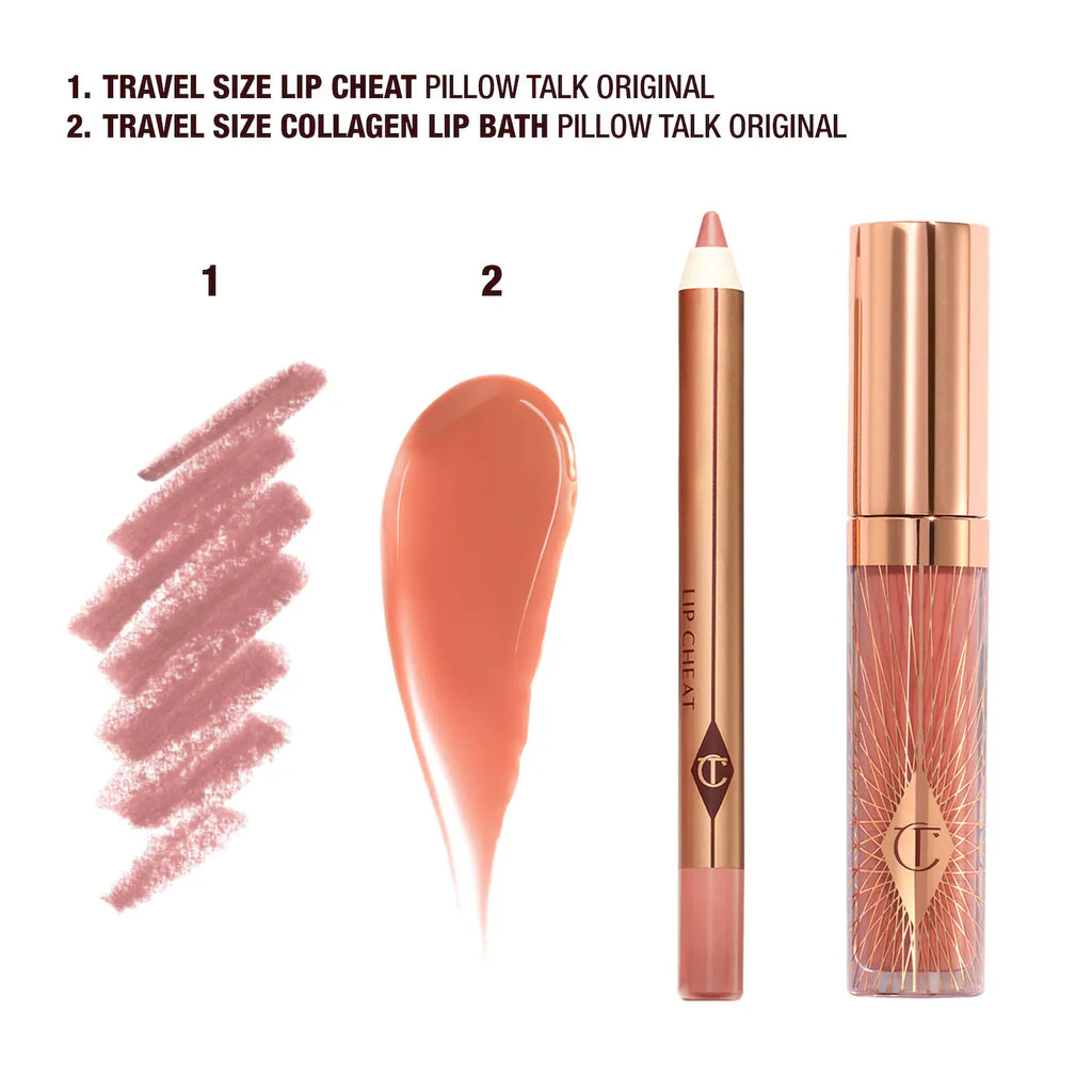 Charlotte Tilbury Mini Pillow Talk Glossy Lip Duos | Original