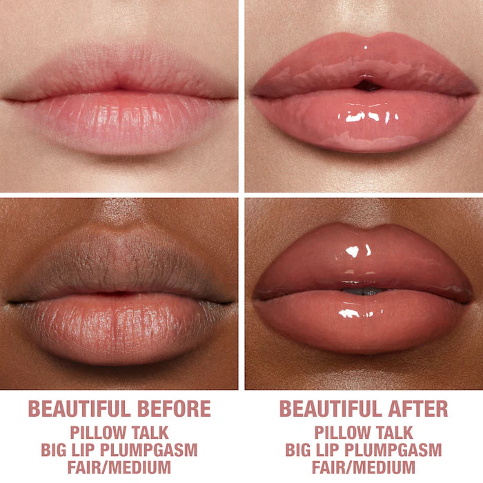 Charlotte Tilbury Pillow Talk Big Lip Plumpgasm Plumping Lip Gloss | Fair / Medium