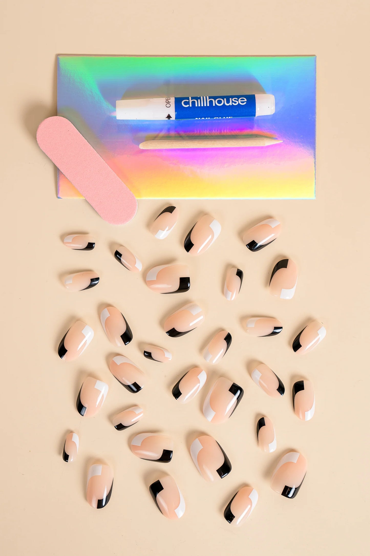 Chillhouse Chill Tips Long Lasting Nail Art Manicures | Type A