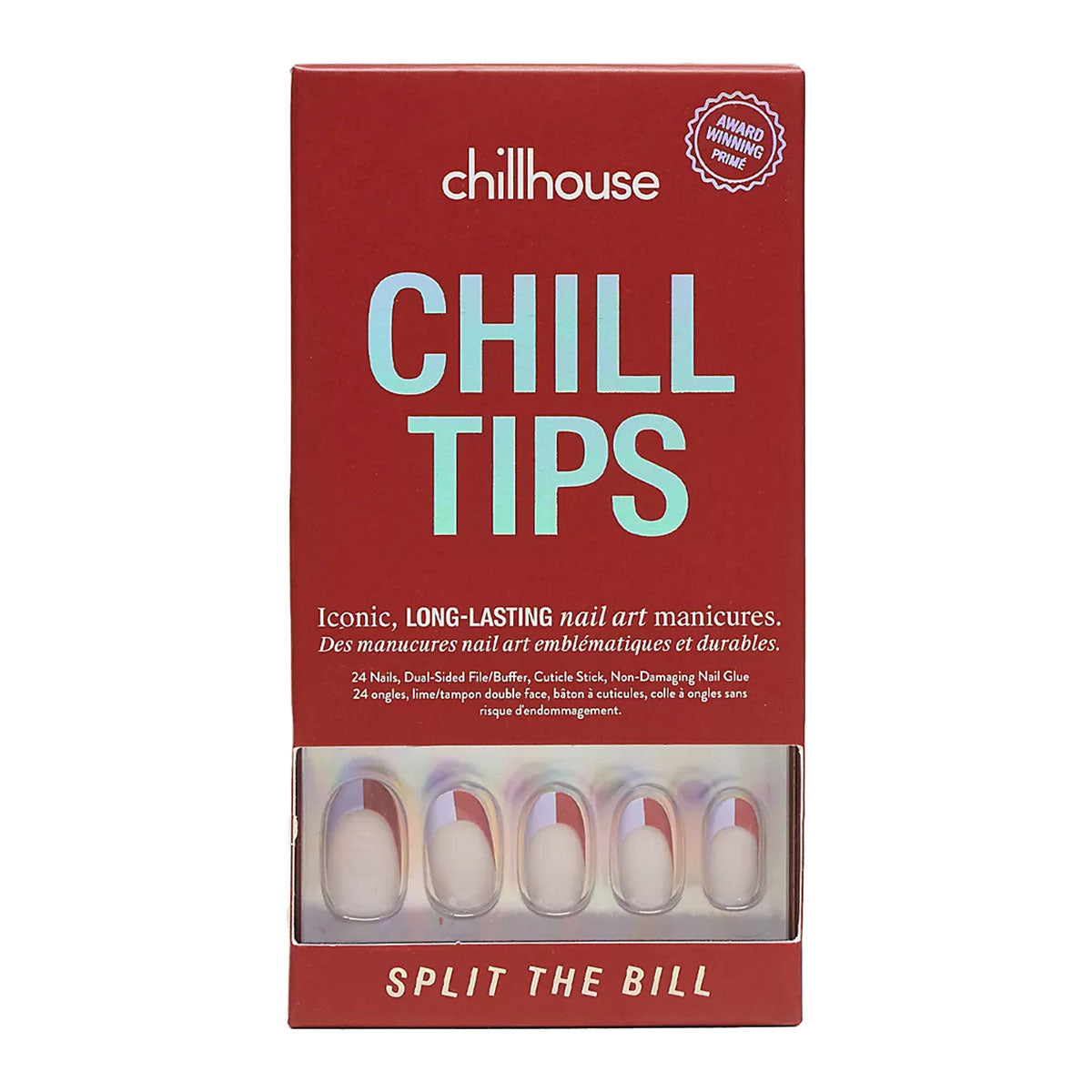 Chillhouse Chill Tips Long Lasting Nail Art Manicures | Split the Bill