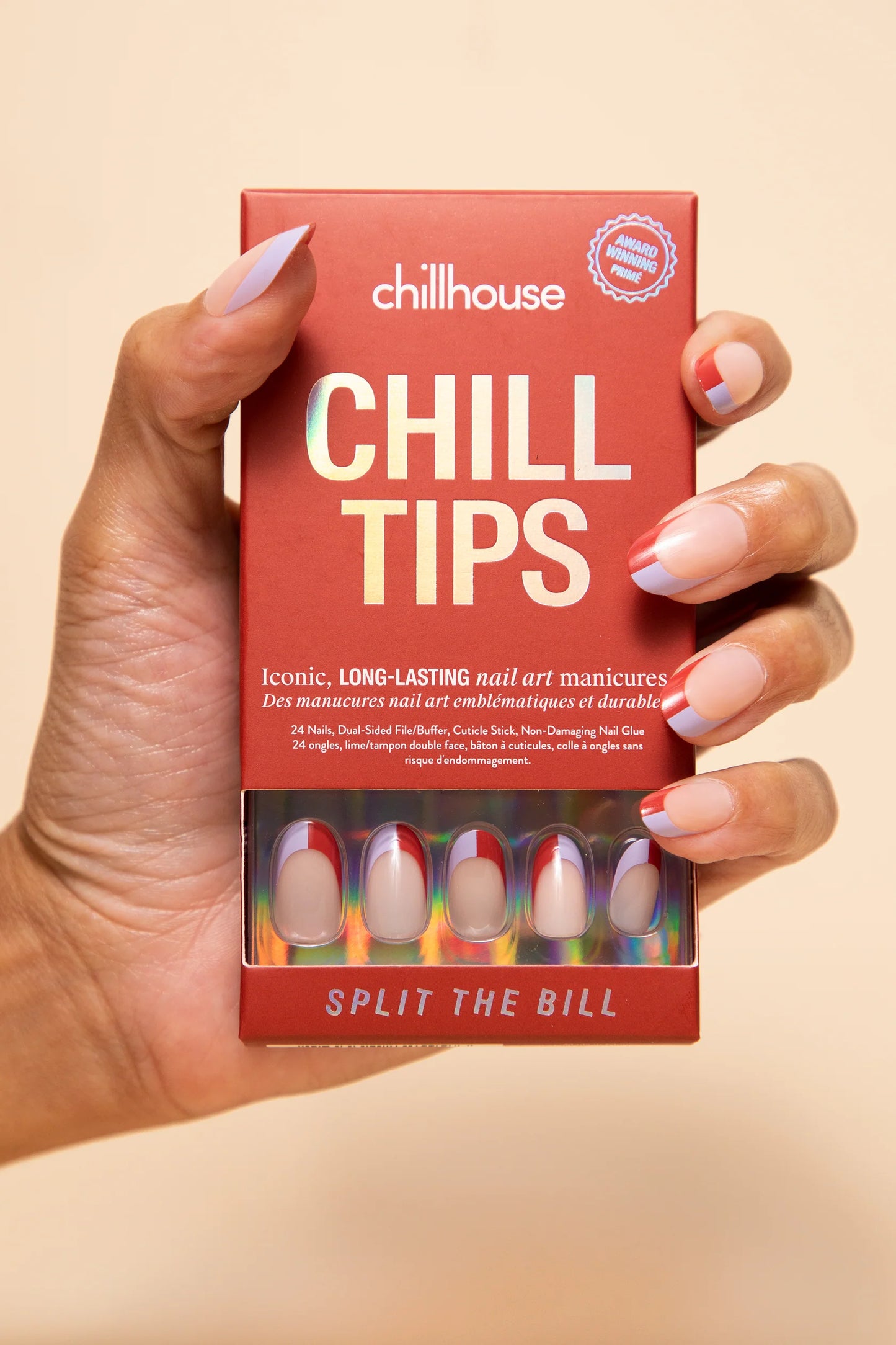 Chillhouse Chill Tips Long Lasting Nail Art Manicures | Split the Bill