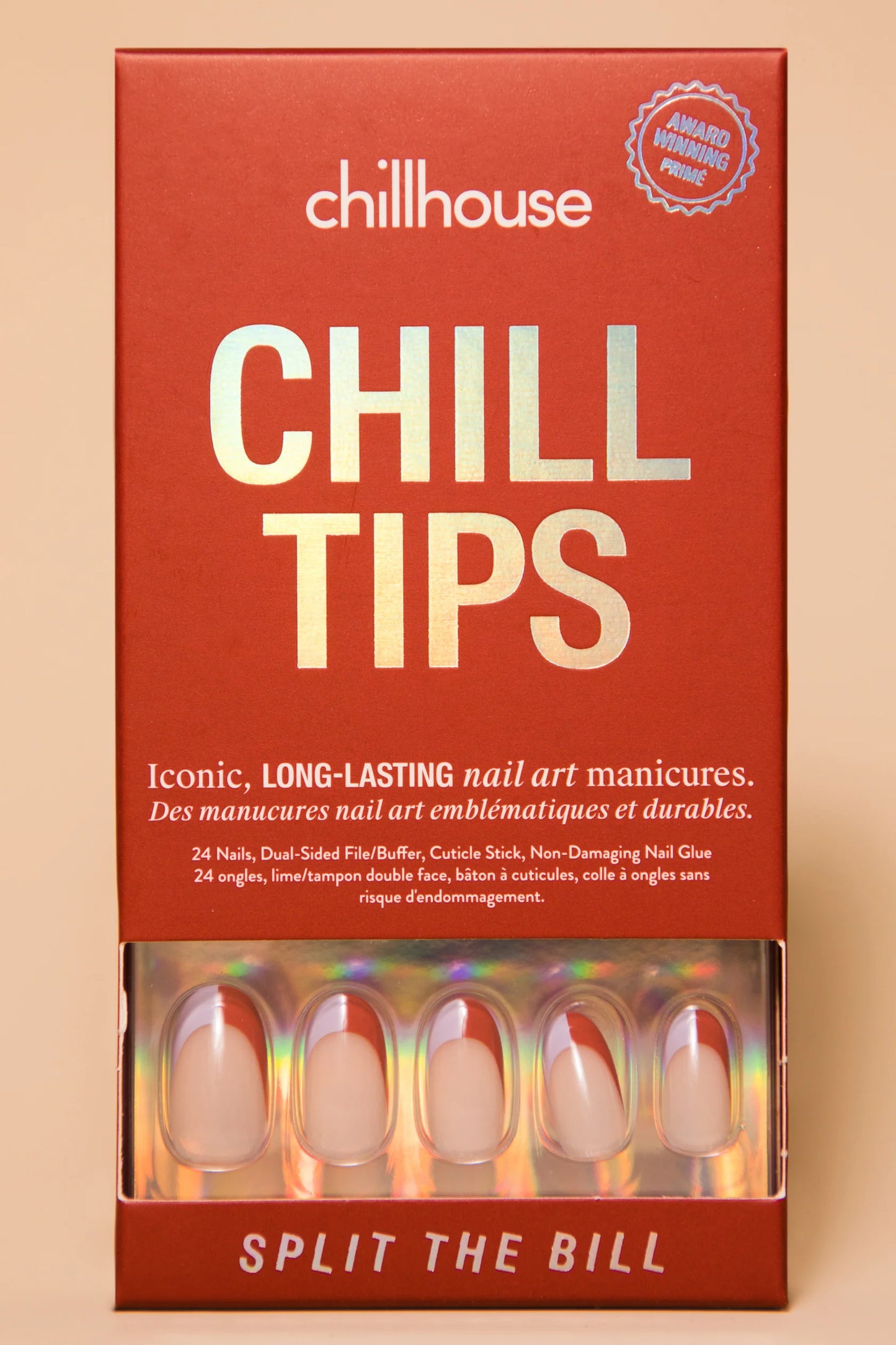Chillhouse Chill Tips Long Lasting Nail Art Manicures | Split the Bill