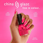China Glaze Nail Lacquer with Hardeners | Rose Among Thorns