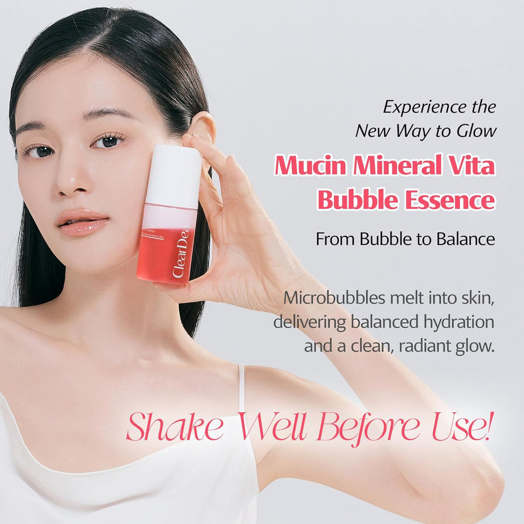 ClearDea Mucin Mineral Vita Bubble First Essence 60 ml / 2.02 oz