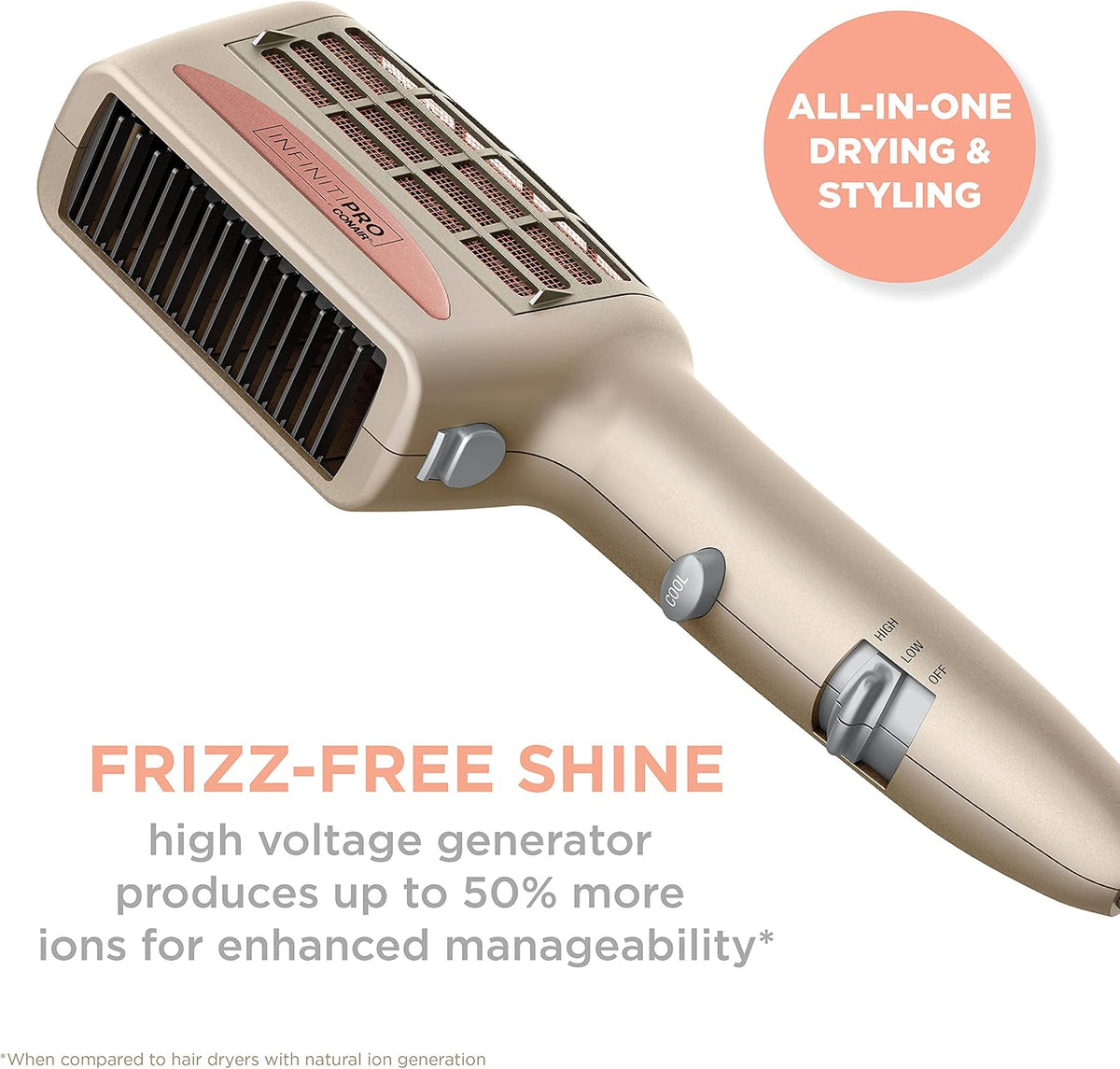 Conair InfinityPRO 4-in-1 Frizz Free Styling Hair Dryer