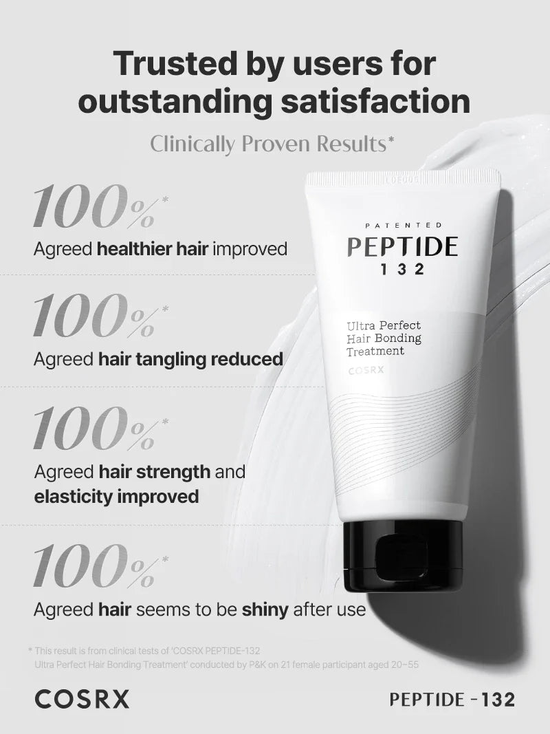 COSRX PEPTIDE-132 Ultra Perfect Hair Bonding Treatment 120 ml / 4.05 oz