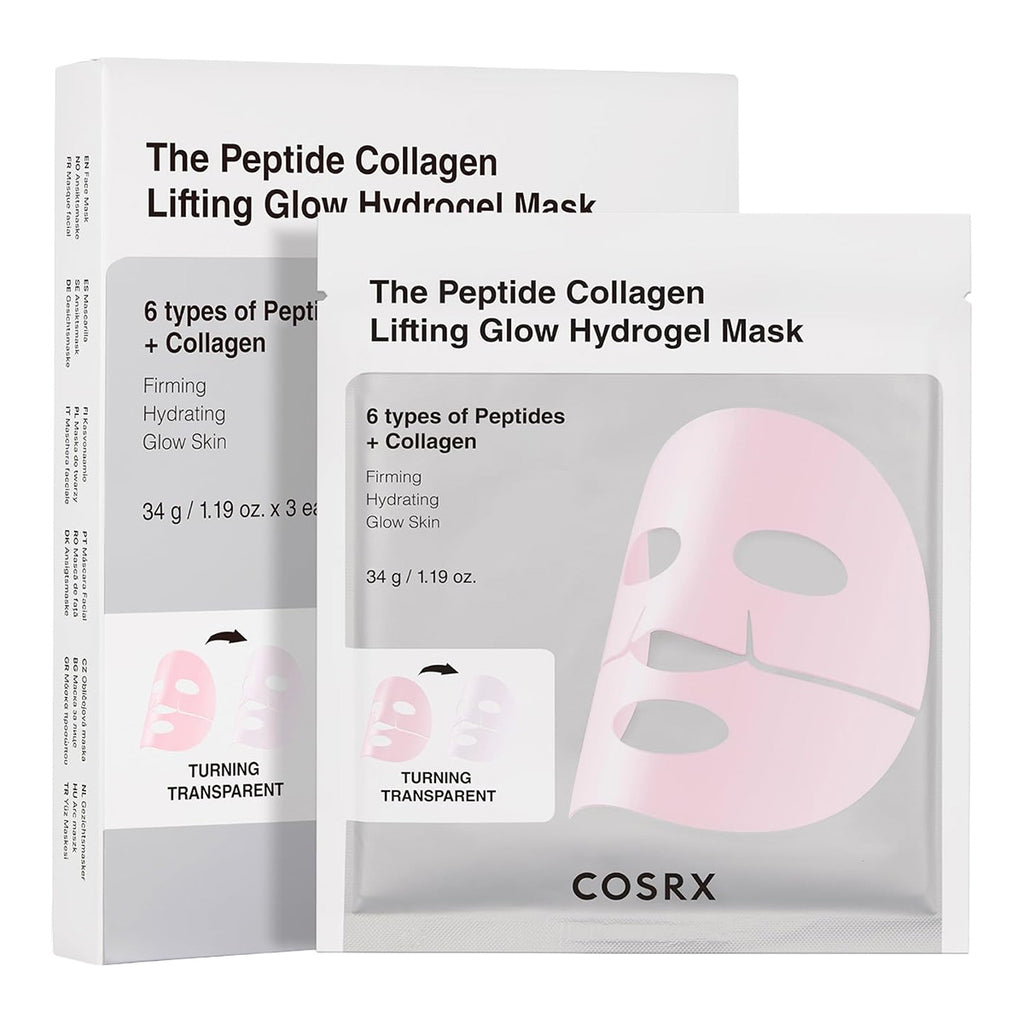 COSRX The Peptide Collagen Lifting Glow Hydrogel Mask (3ea)