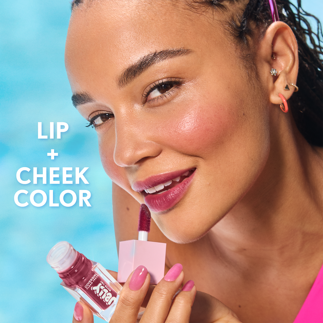 CoverGirl Clean Fresh Jelly Water Lip & Cheek Tint | Berry Wiggle