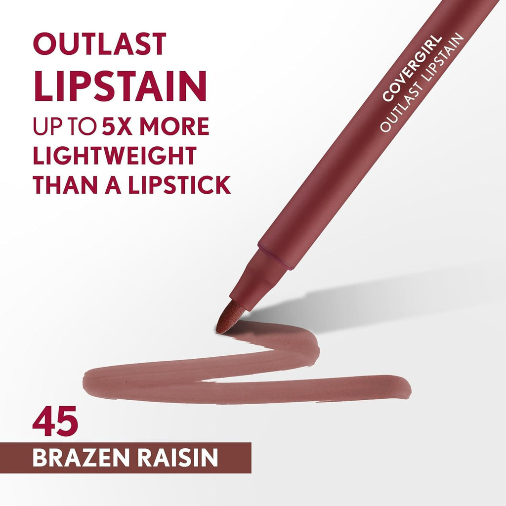CoverGirl Outlast Lipstain | Brazen Raisin
