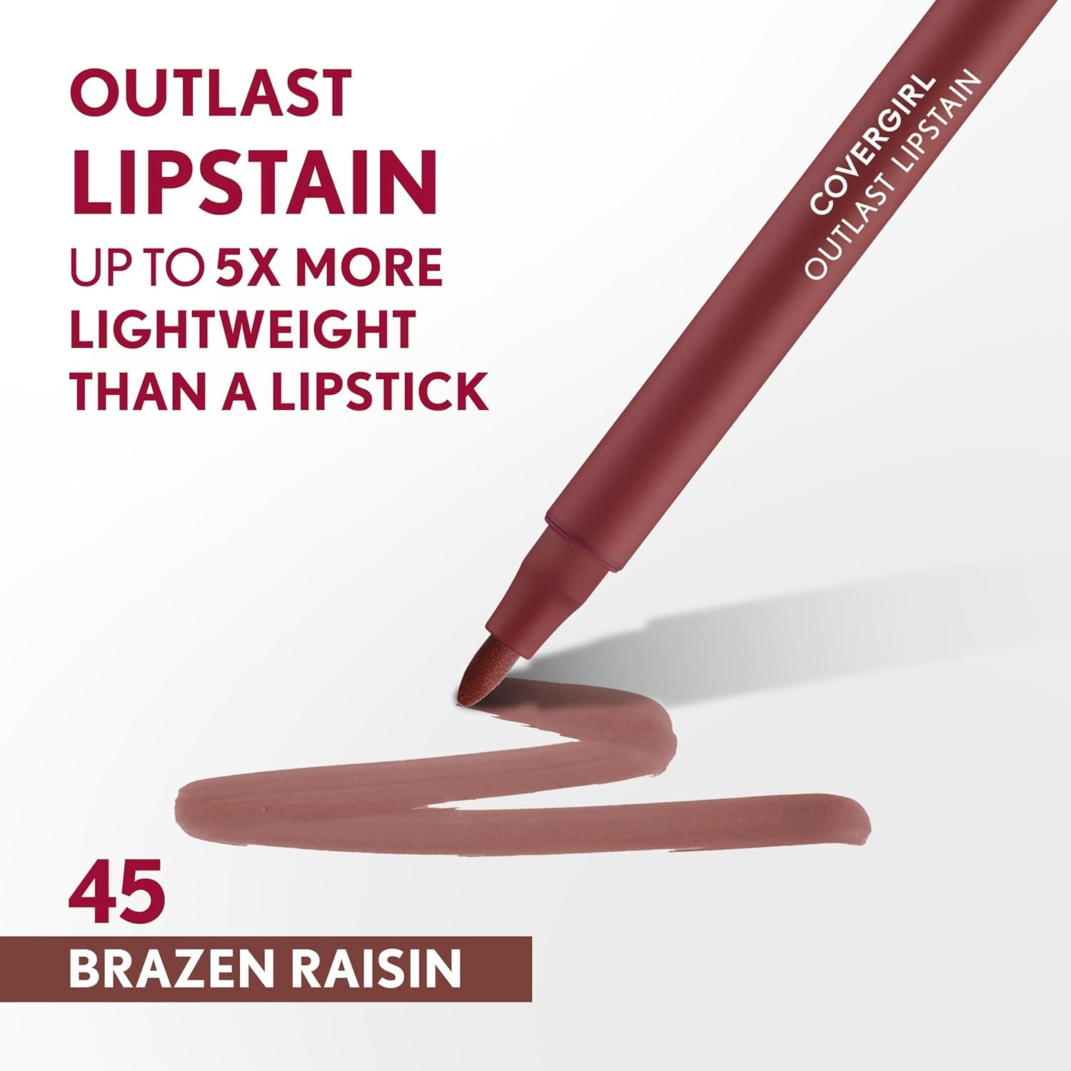 CoverGirl Outlast Lipstain | Brazen Raisin