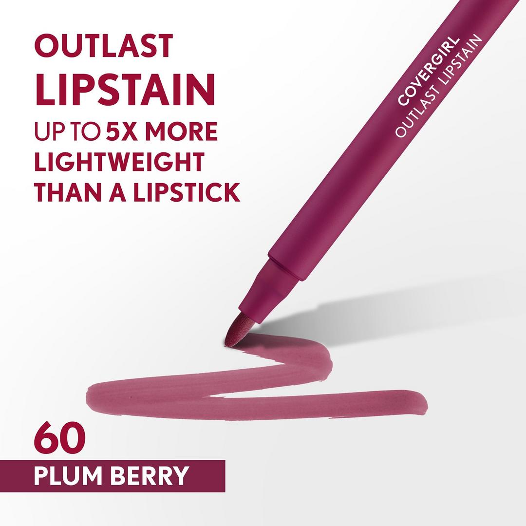 CoverGirl Outlast Lipstain | Plumberry