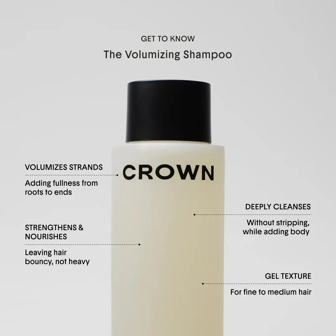Crown Affair The Volumizing Shampoo for Oily, Flat Hair 2.7 oz / 82 ml