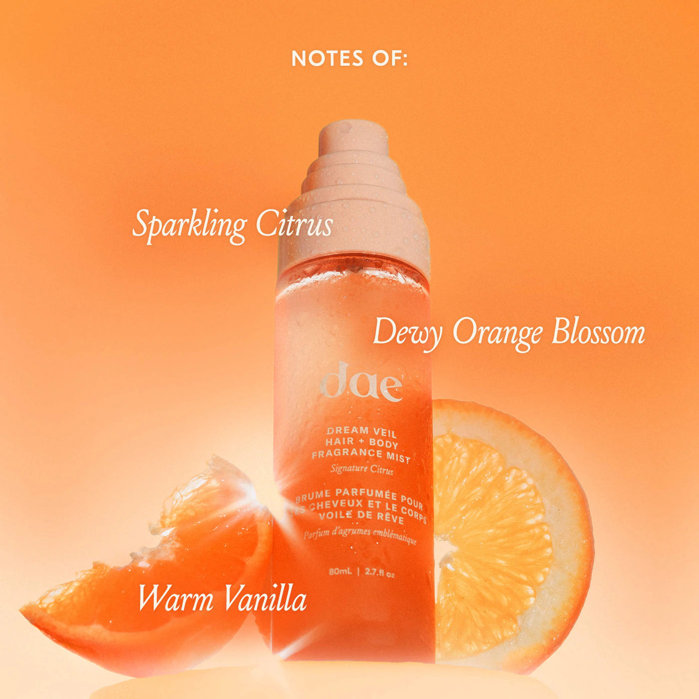 dae Dream Veil Signature Citrus Hair and Body Mist 80 ml / 2.7 oz
