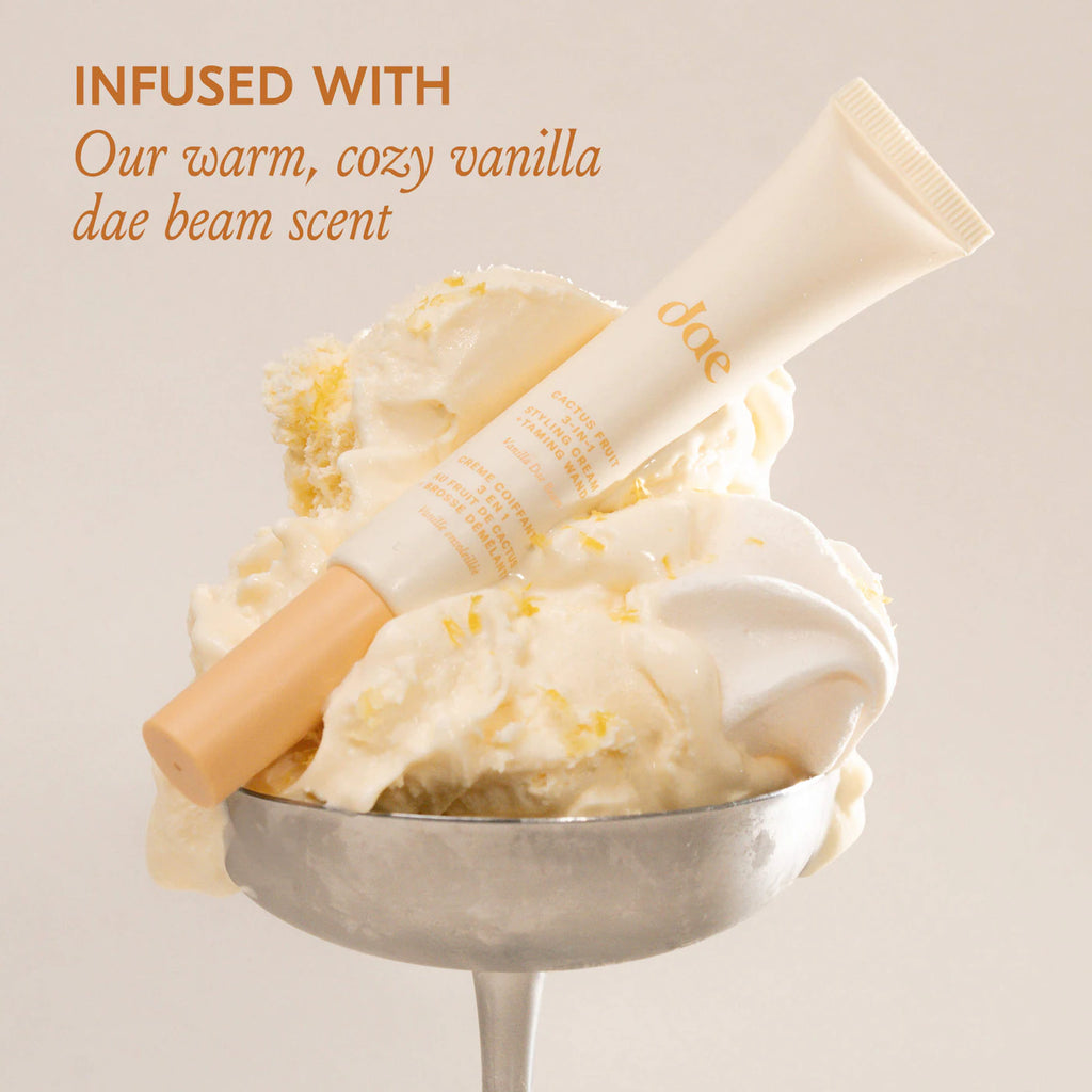dae Cactus Fruit 3-in-1 Styling Cream with Taming Wand 0.6 oz / 20 ml | Vanilla Dae Beam