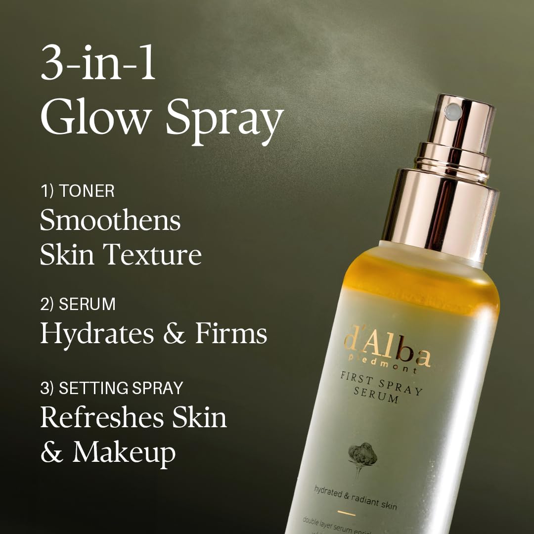 d'Alba Piedmont Italian White Truffle First Spray Serum 100 ml / 3.38 oz
