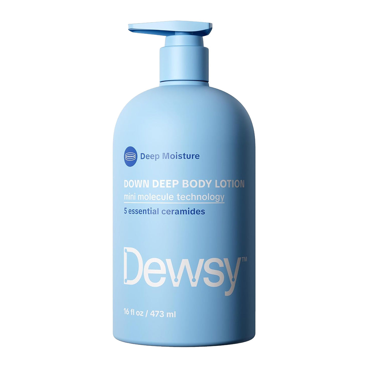 Dewsy Down Deep Body Lotion Mini Molecule Technology 473 ml / 16 oz