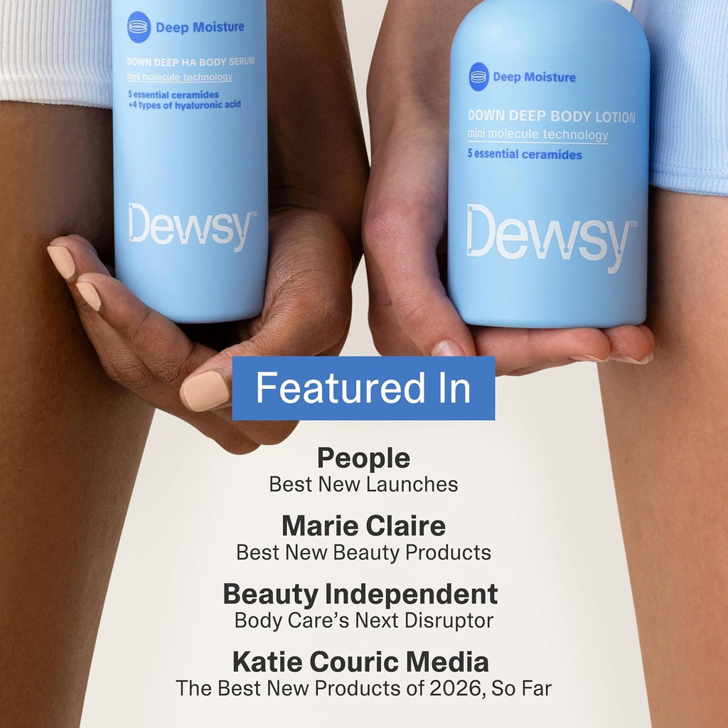 Dewsy Down Deep Body Lotion Mini Molecule Technology 473 ml / 16 oz