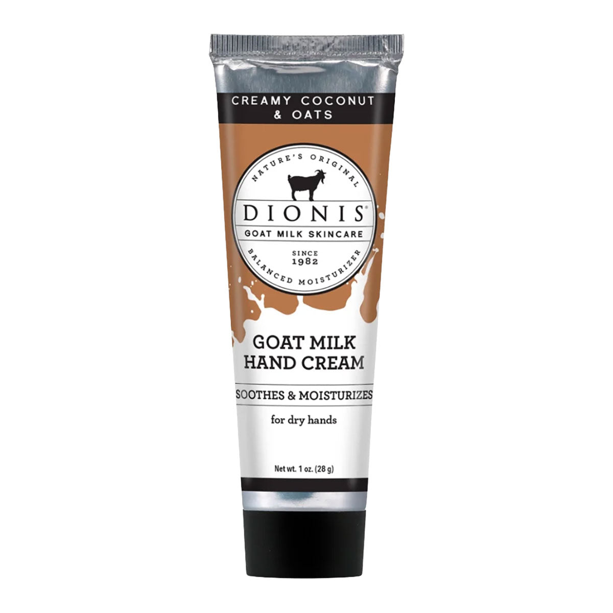 Dionis Goat Milk Hand Cream Travel Size 1 oz / 28 g | Creamy Coconut & Oats