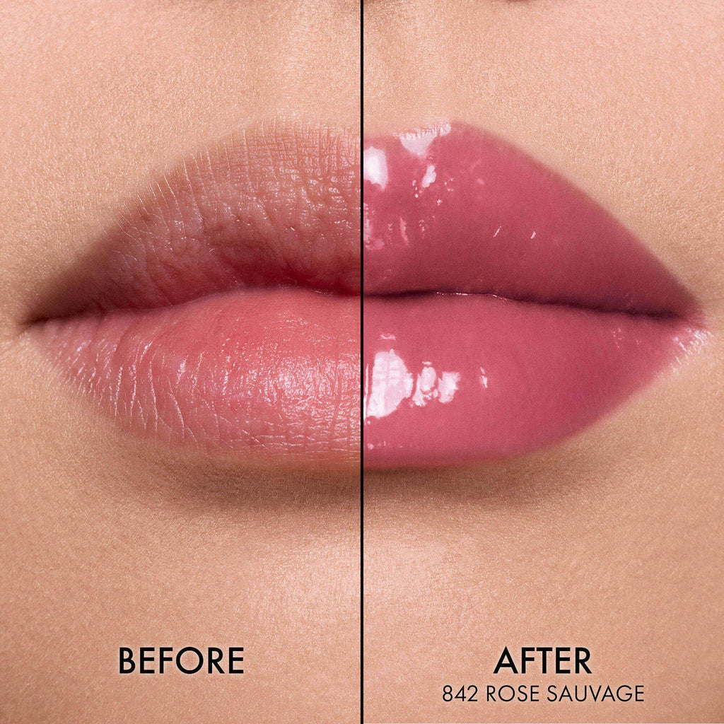 Dior Addict Glass Lipstick Ultra-Shine Hydrating Lip Gloss Stick | 842 Rose Sauvage