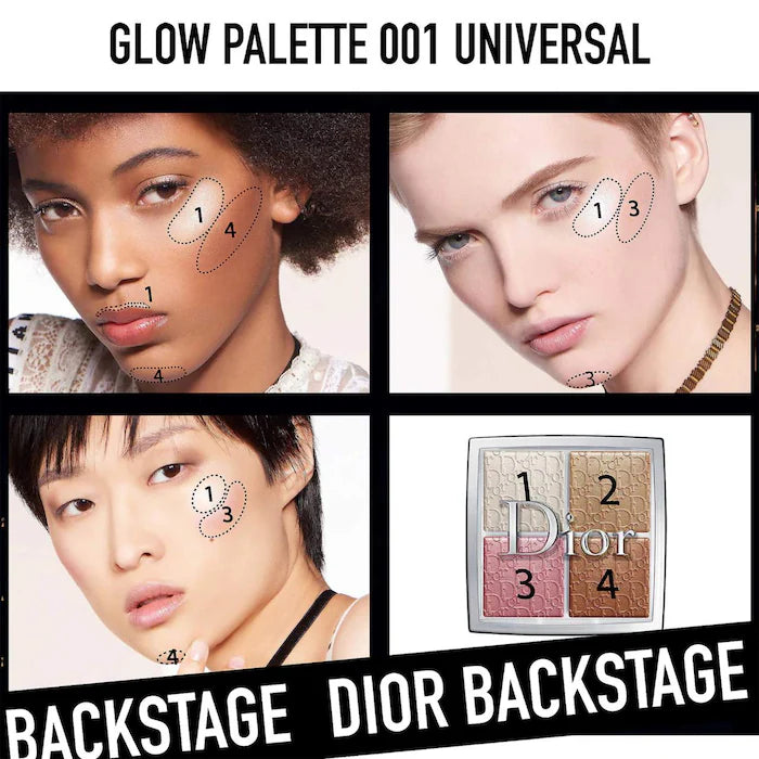 Dior Backstage Glow Face Palette | 001 Universal