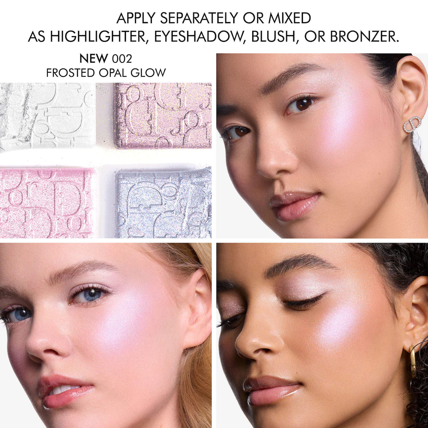 Dior Backstage Glow Face Palette | 002 Frosted Opal Glow