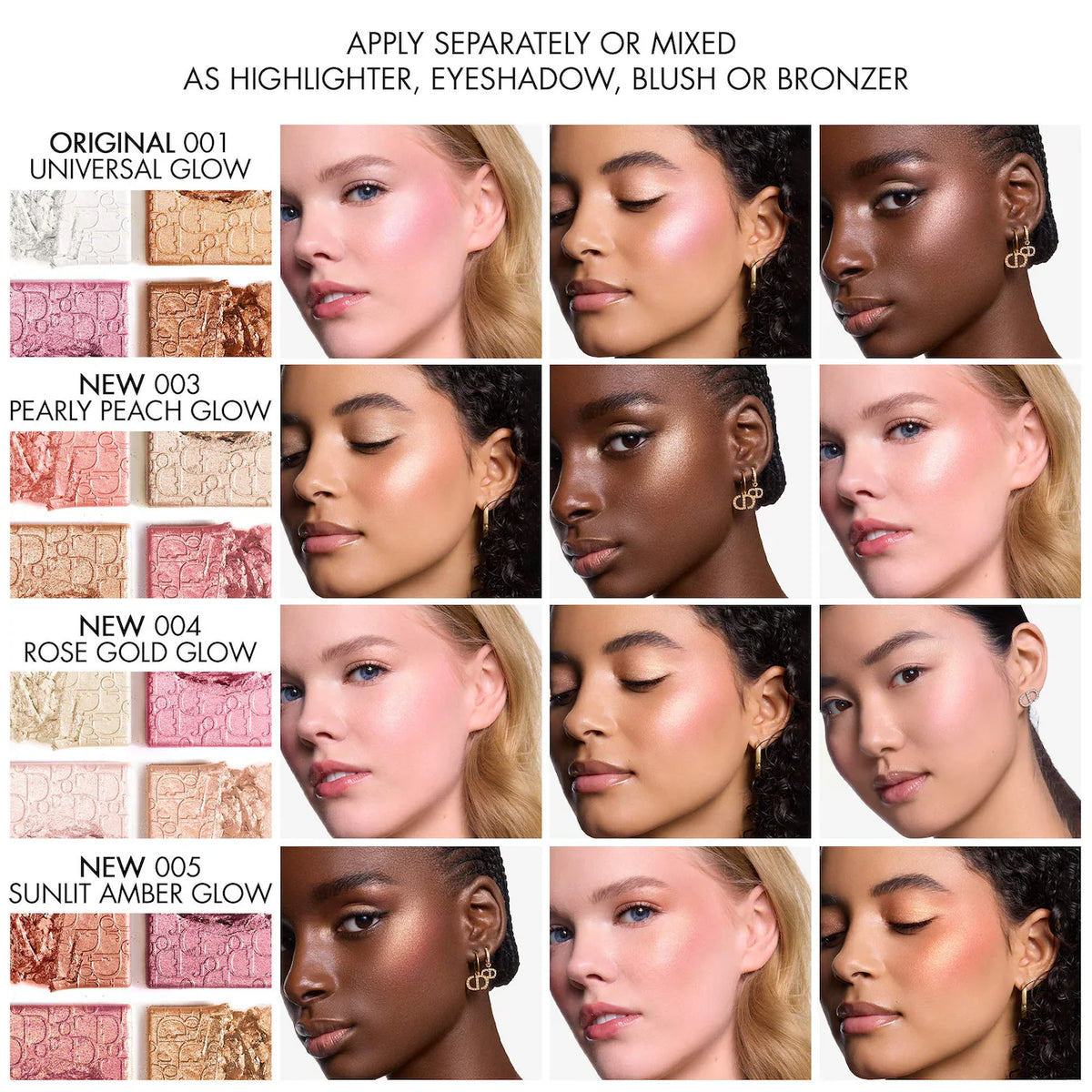 Dior Backstage Glow Face Palette | 001 Universal