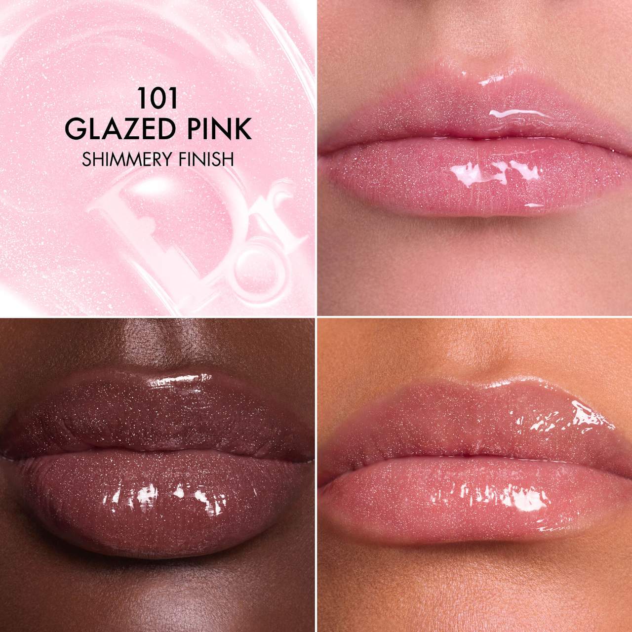 Dior Lip Glow Butter Hydrating Gloss Balm | 101 Glazed Pink