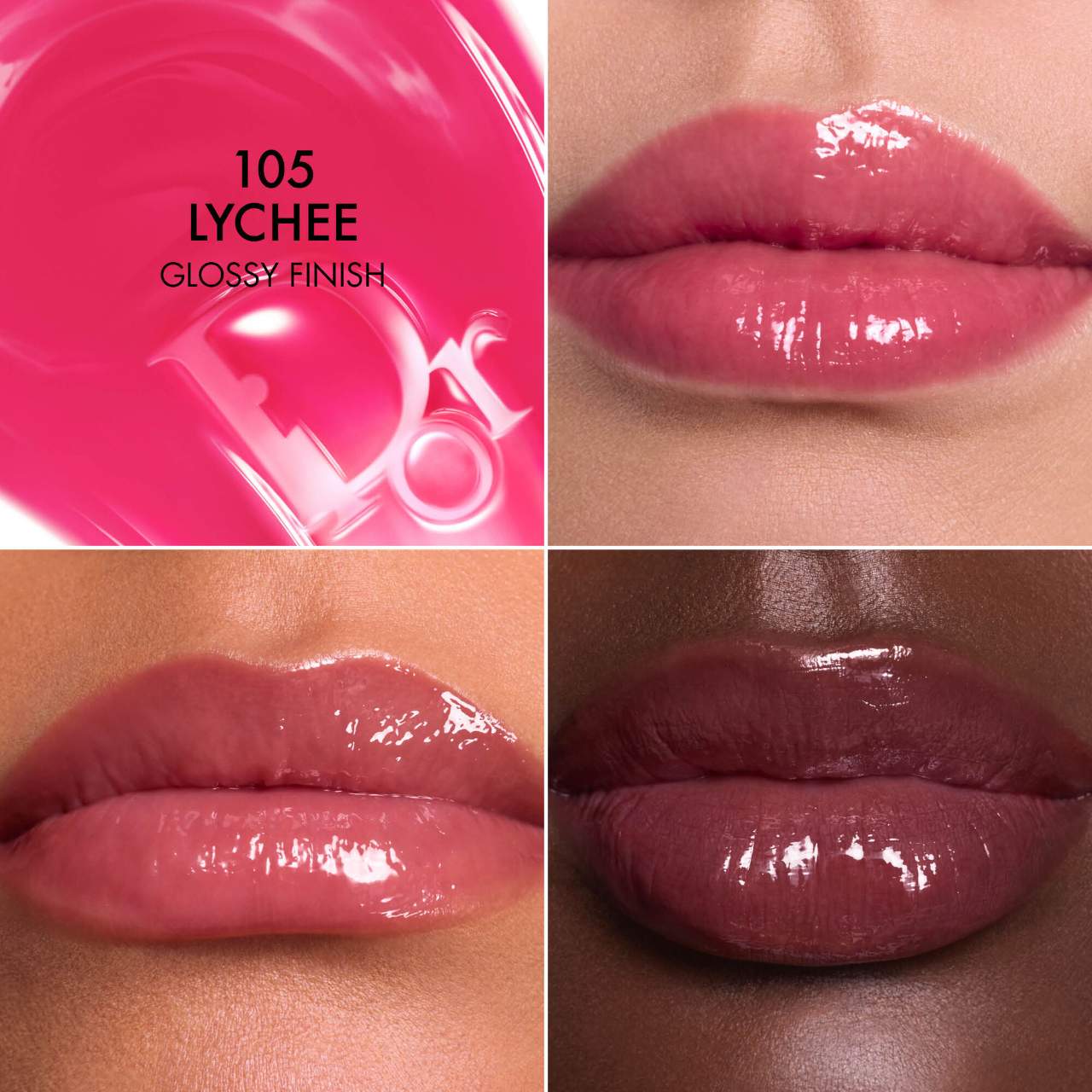 Dior Lip Glow Butter Hydrating Gloss Balm | 105 Lychee