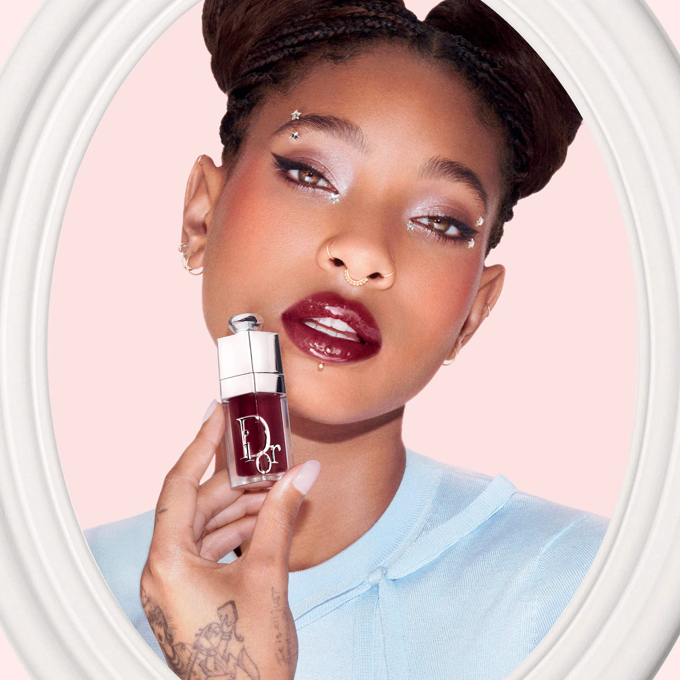 Lip Glow Oil Hydrating High-Shine Gloss | 001 Pink (Juicy Finish)