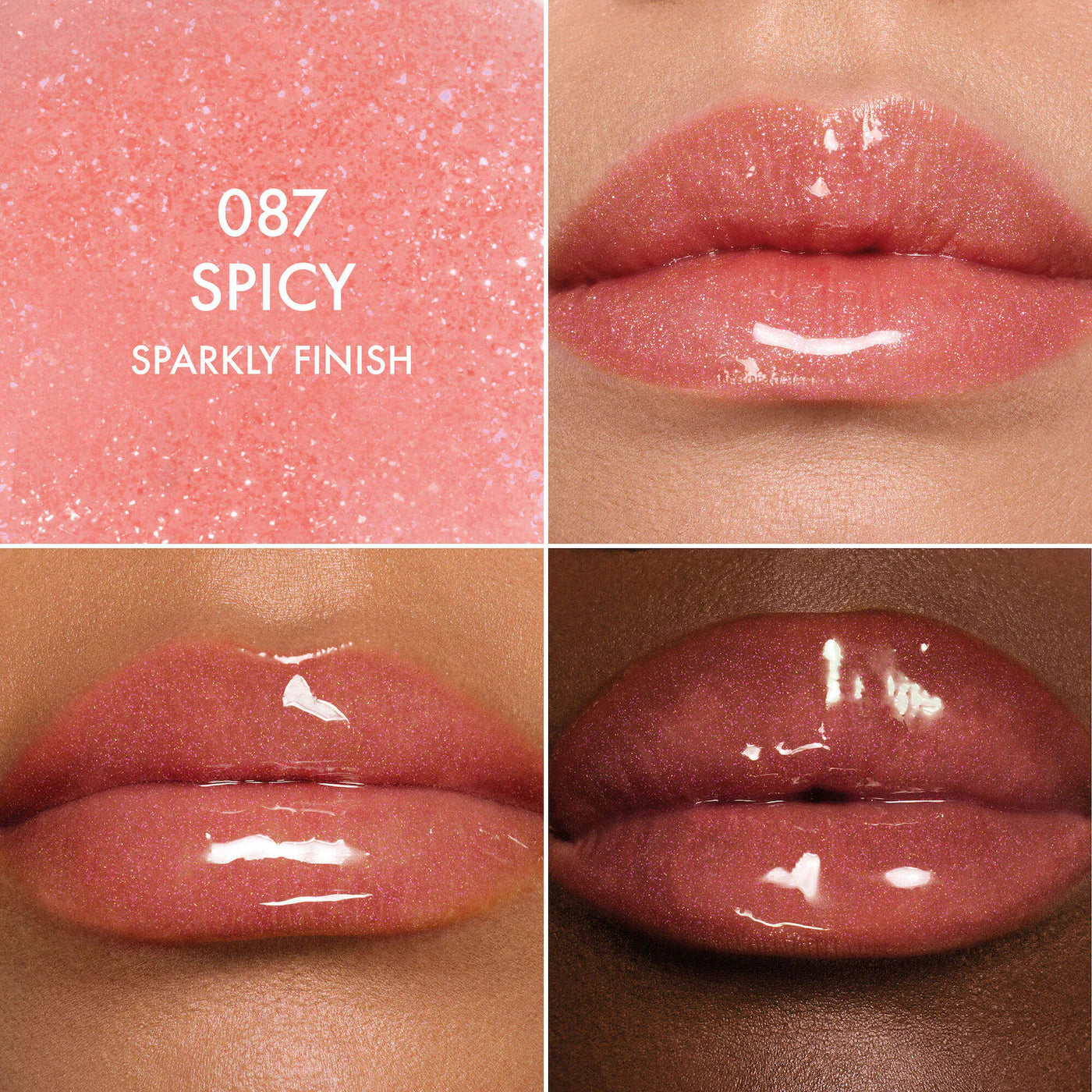 Lip Glow Oil Hydrating High-Shine Gloss | 087 Spicy (Sparkly Finish)