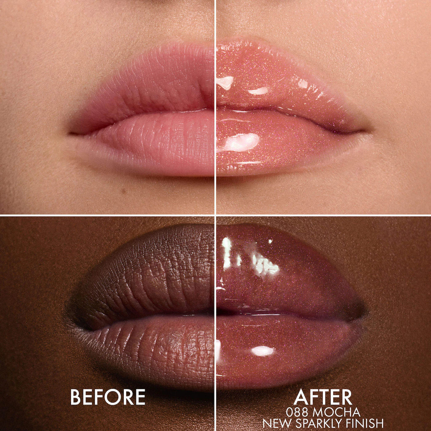 Lip Glow Oil Hydrating High-Shine Gloss | 088 Mocha (Sparkly Finish)